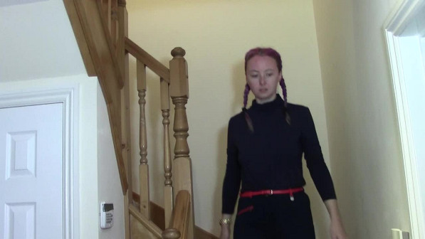 Miss Julie James Handcuffed By an intruder