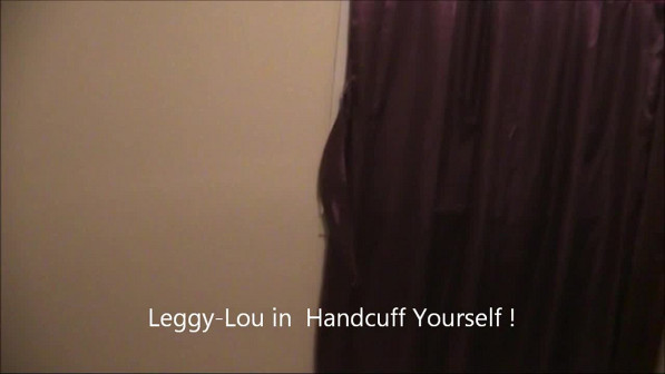 Leggy Lou in Handcuff Yourself